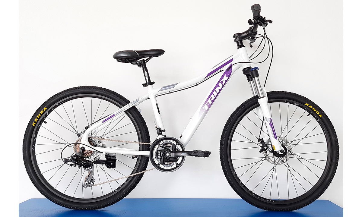 Женский велосипед Trinx Nana N106 26" 2021 2021 Бело-фиолетовый